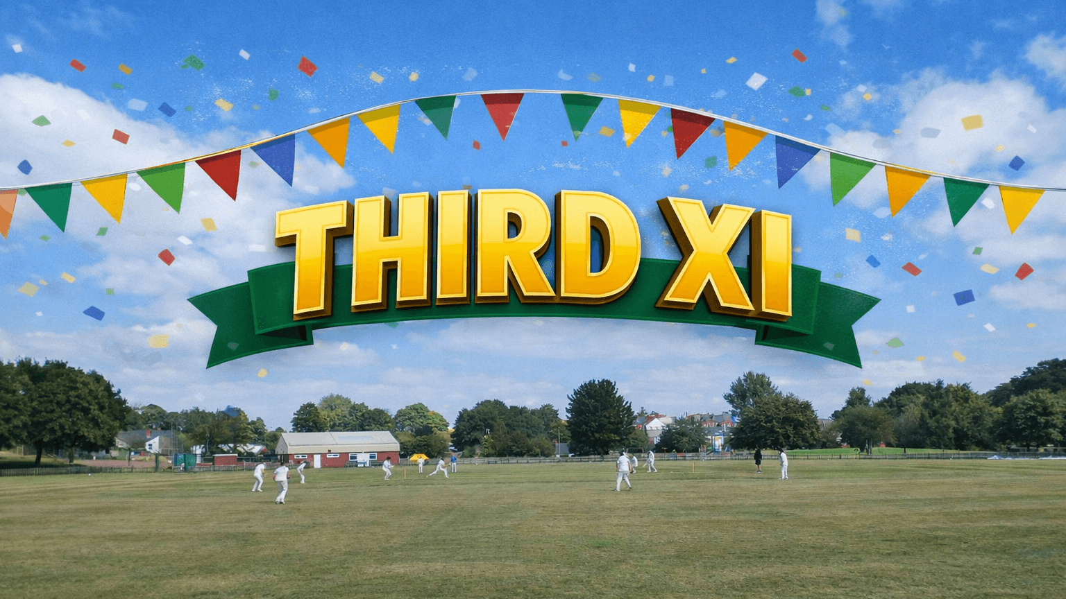Mansfield players in a huddle on the outfield